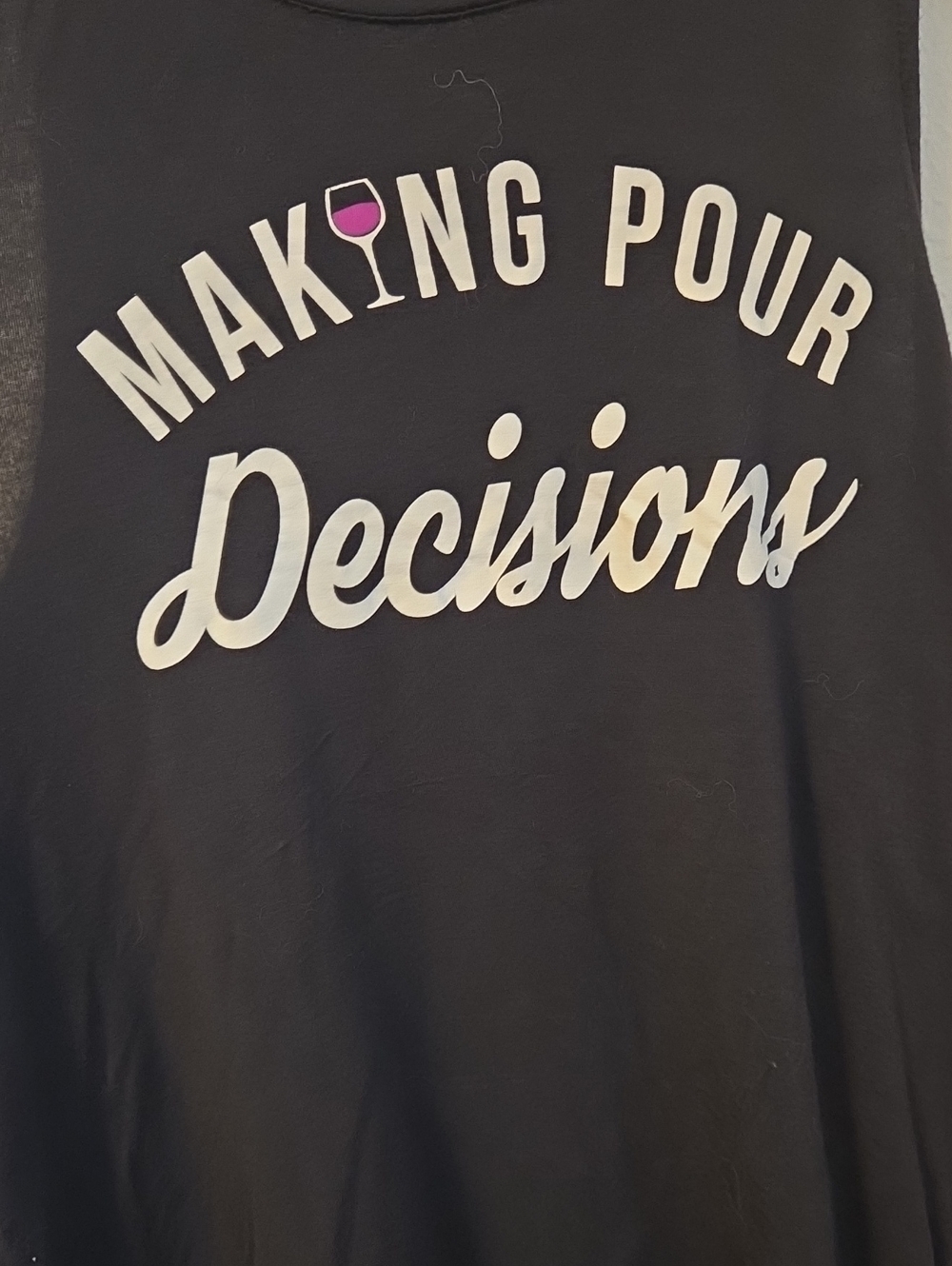 "Making Pour Decisions" Tank Top